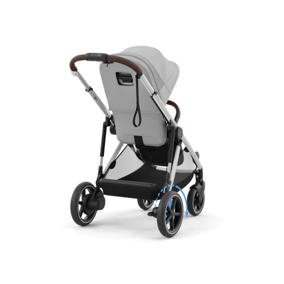 Cybex E - Gazelle S Stroller - Silver Frame/ Stone Grey Seat - Image 9