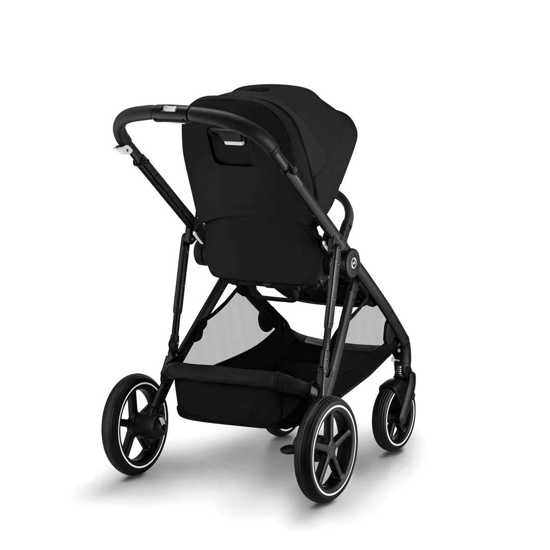 Cybex Gazelle S Single-to-Double Stroller - Black Frame / Moon Black - Image 8