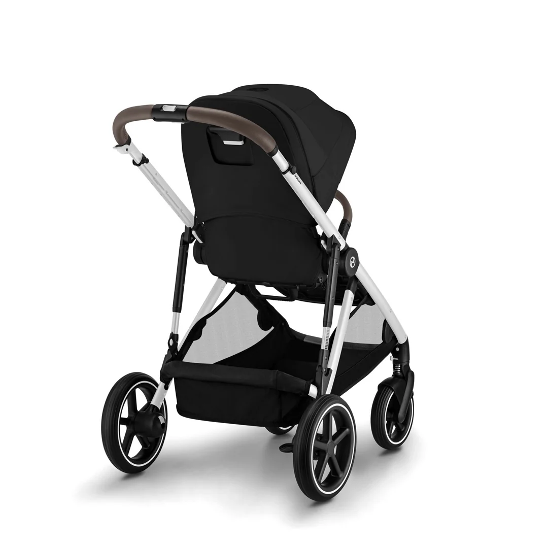 Cybex Gazelle S Single-to-Double Stroller - Silver Frame / Moon Black - Image 10