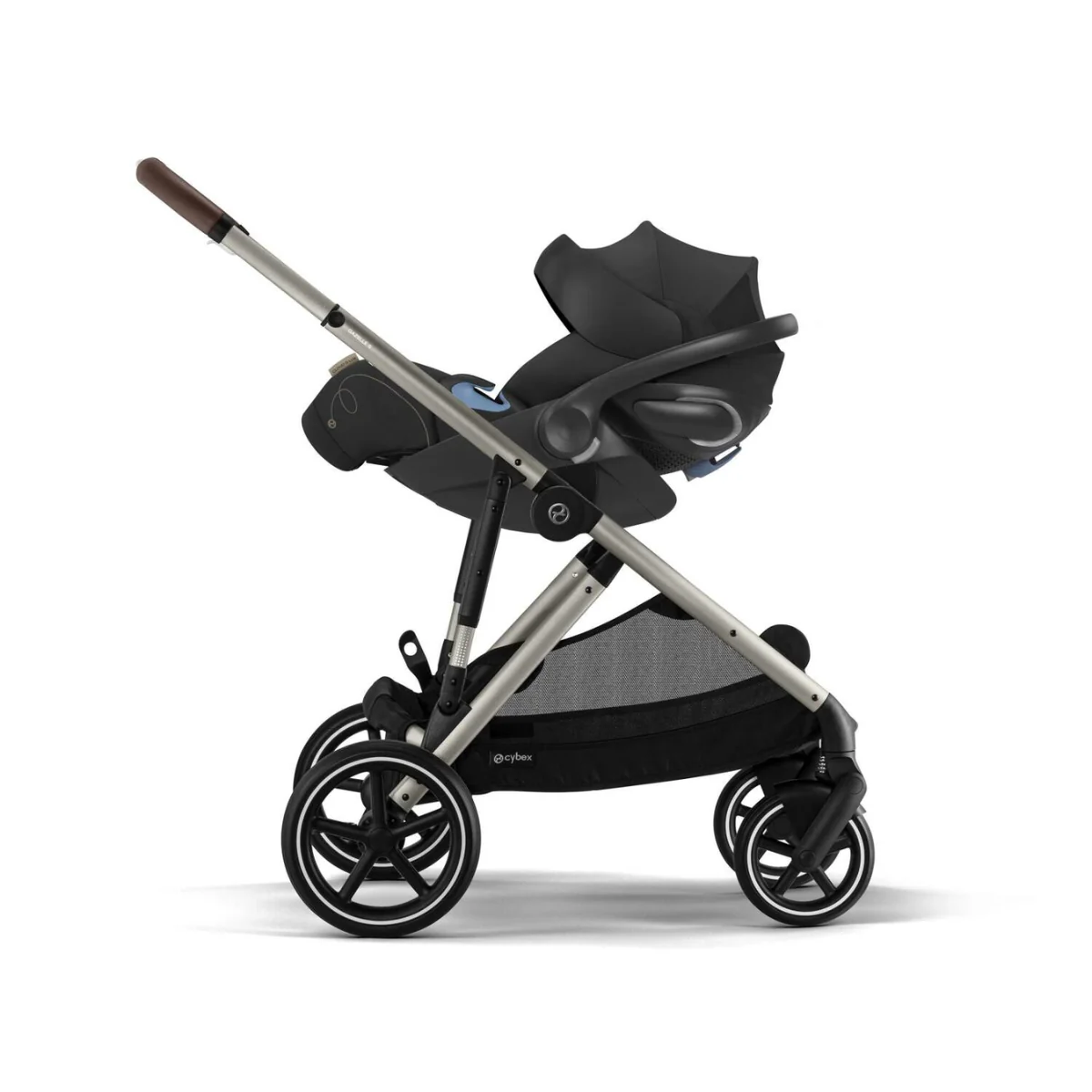 Cybex Gazelle S Single-to-Double Stroller - Taupe Frame / Almond Beige - Image 10