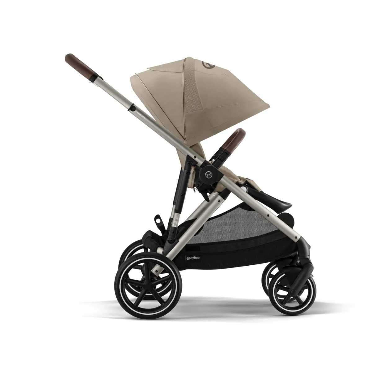 Cybex Gazelle S Single-to-Double Stroller - Taupe Frame / Almond Beige - Image 6