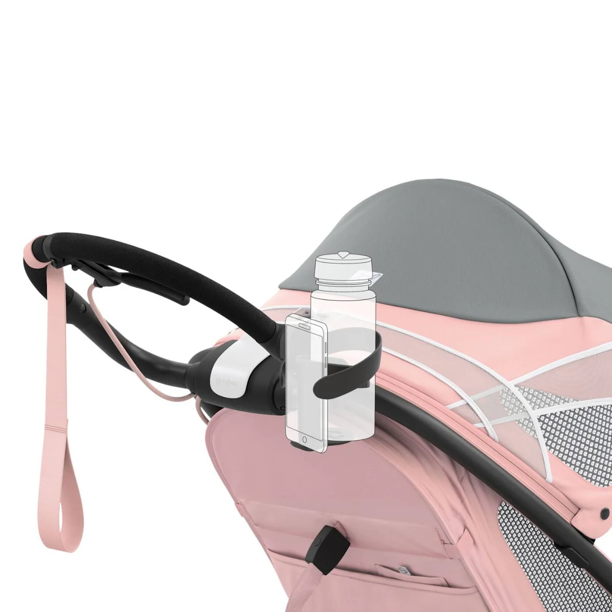 Cybex Gold 2-in-1 Cup Holder Sport - Black - Image 3