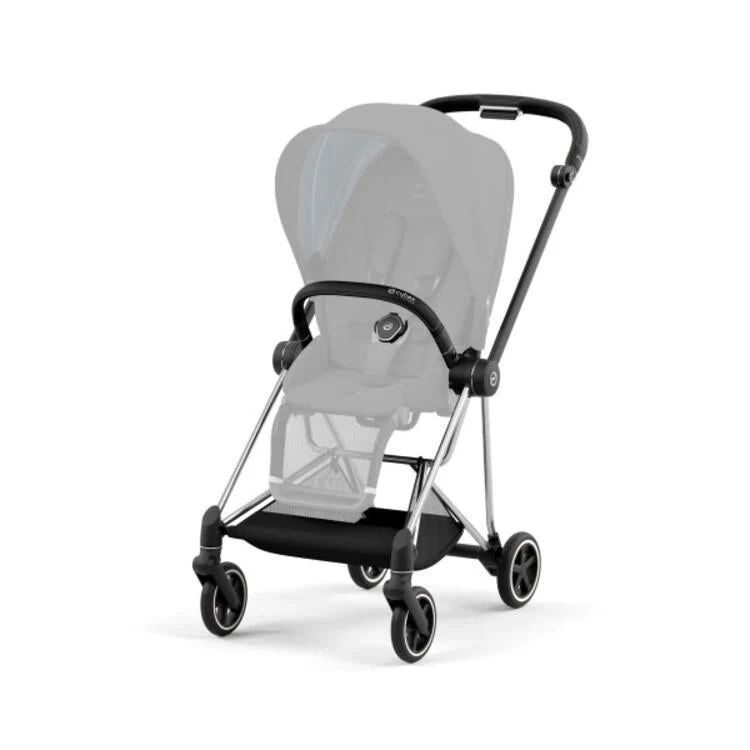 Cybex Mios 3 Stroller Frame - Chrome/Black - Image 2