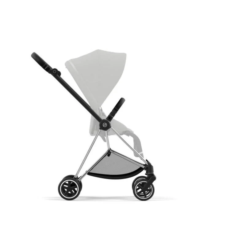 Cybex Mios 3 Stroller Frame - Chrome/Black - Image 3