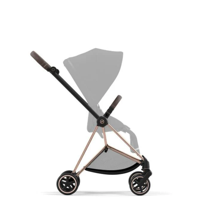 Cybex Mios 3 Stroller Frame - Rose Gold/Brown - Image 3