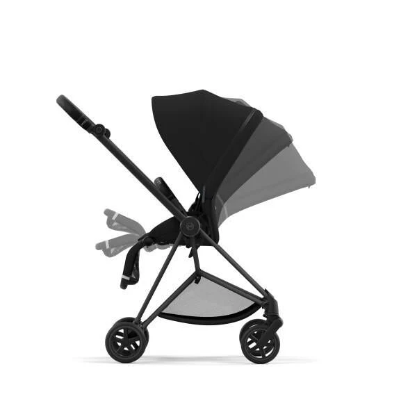 Cybex Mios 3 Stroller - Matte Black/Black Frame and Deep Black Seat Pack - Image 5