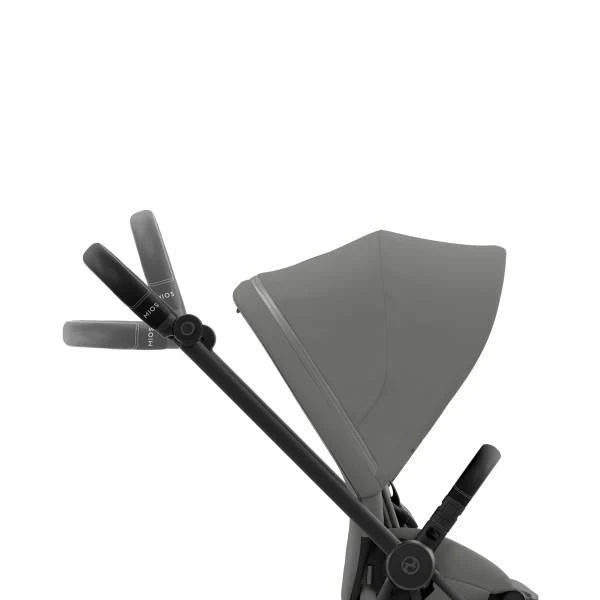 Cybex Mios 3 Stroller - Matte Black/Black Frame and Soho Grey Seat Pack - Image 10