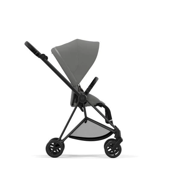 Cybex Mios 3 Stroller - Matte Black/Black Frame and Soho Grey Seat Pack - Image 4