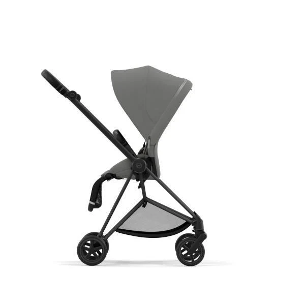 Cybex Mios 3 Stroller - Matte Black/Black Frame and Soho Grey Seat Pack - Image 6