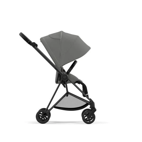 Cybex Mios 3 Stroller - Matte Black/Black Frame and Soho Grey Seat Pack - Image 7
