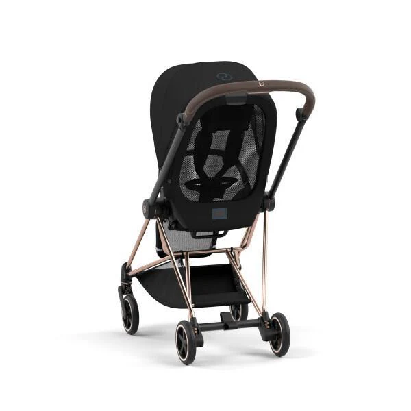 Cybex Mios 3 Stroller - Rose Gold/Brown Frame and Deep Black Seat Pack - Image 6