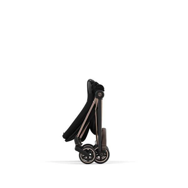 Cybex Mios 3 Stroller - Rose Gold/Brown Frame and Deep Black Seat Pack - Image 8