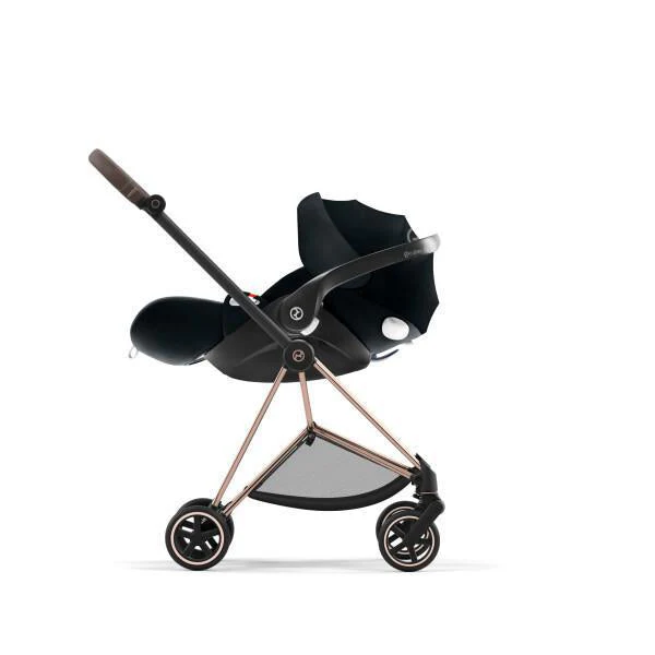 Cybex Mios 3 Stroller - Rose Gold/Brown Frame and Deep Black Seat Pack - Image 9