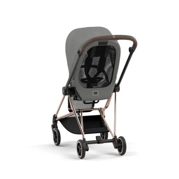 Cybex Mios 3 Stroller - Rose Gold/Brown Frame and Soho Grey Seat Pack - Image 7