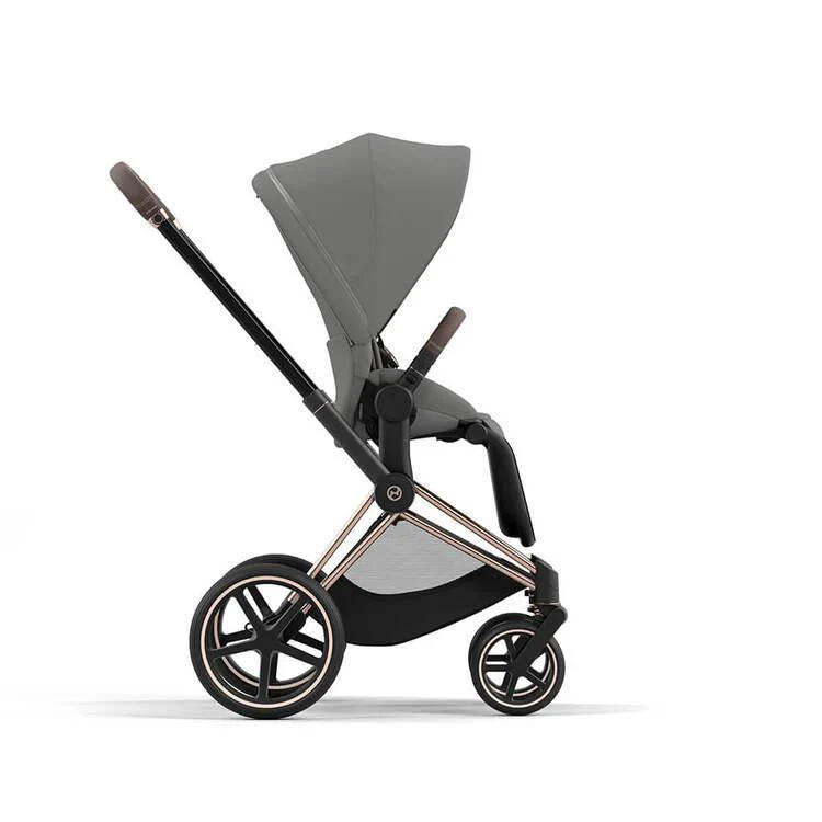 Cybex Priam 4 Complete Stroller Rose Gold Soho Grey - Image 2