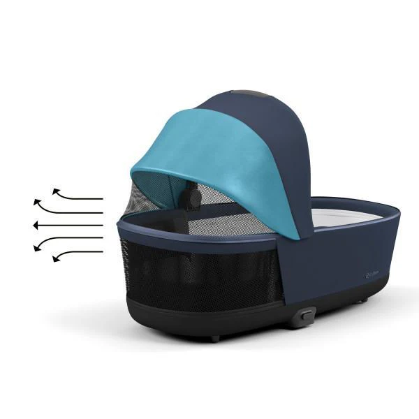 Cybex Priam 4/E-Priam 2 Lux Carry Cot - Nautical Blue - Image 3