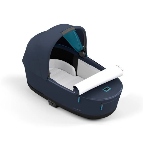 Cybex Priam 4/E-Priam 2 Lux Carry Cot - Nautical Blue - Image 4