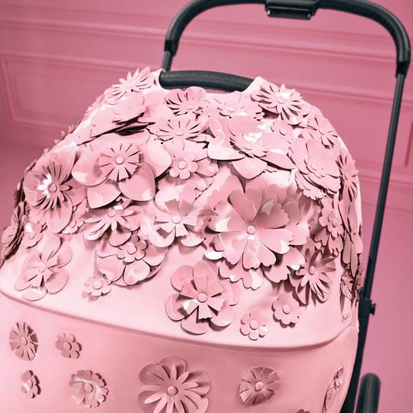Cybex Priam 4/E-Priam 2 Lux Carry Cot - Simply Flowers Nude Beige - Image 11