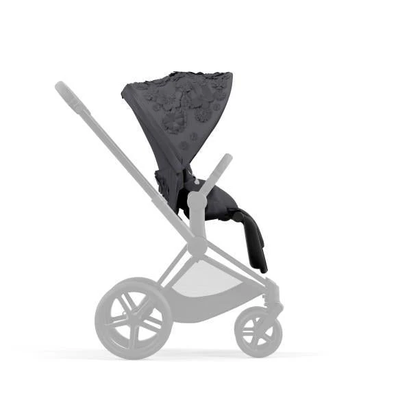 Cybex Priam 4/E-Priam 2 Seat Pack - Simply Flowers Dream Grey - Image 2