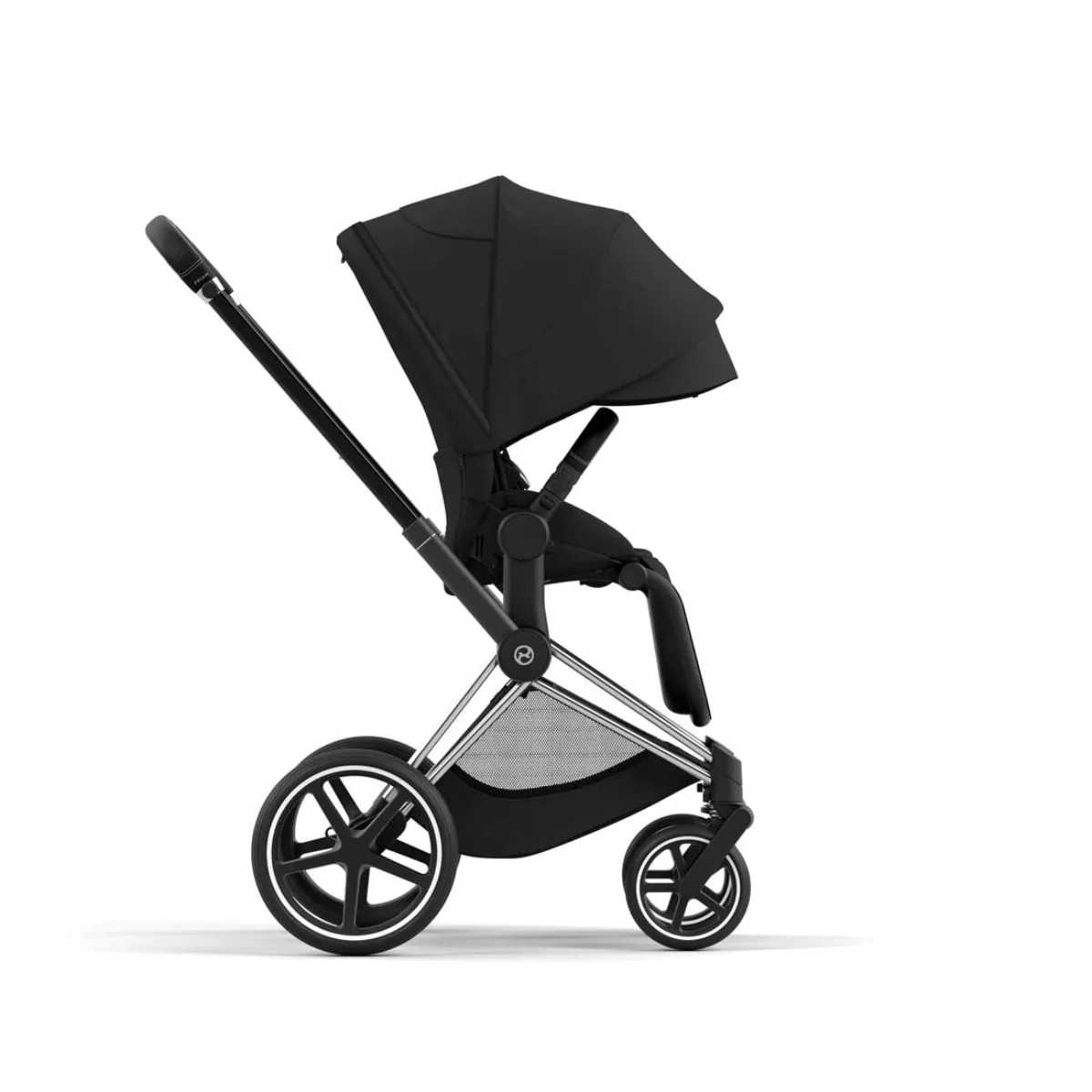 Cybex Priam 4 Stroller - Chrome Black / Sepia Black - Image 3