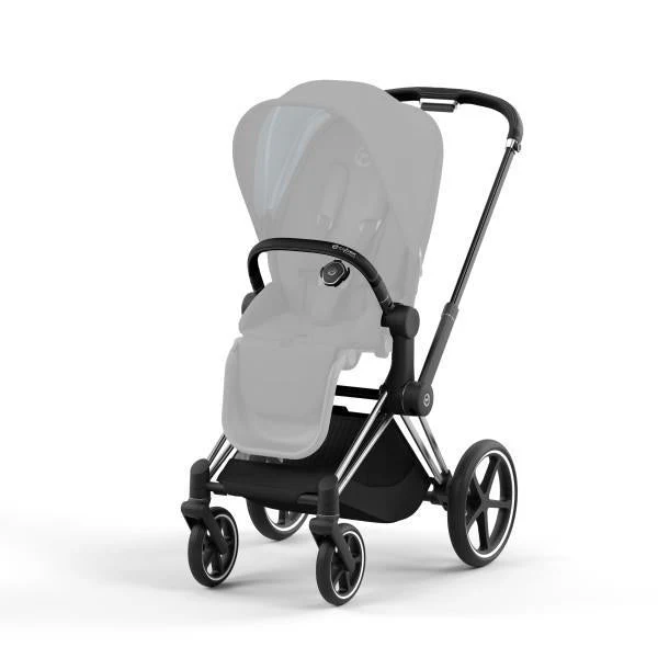 Cybex Priam 4 Stroller Frame - Chrome/Black - Image 2