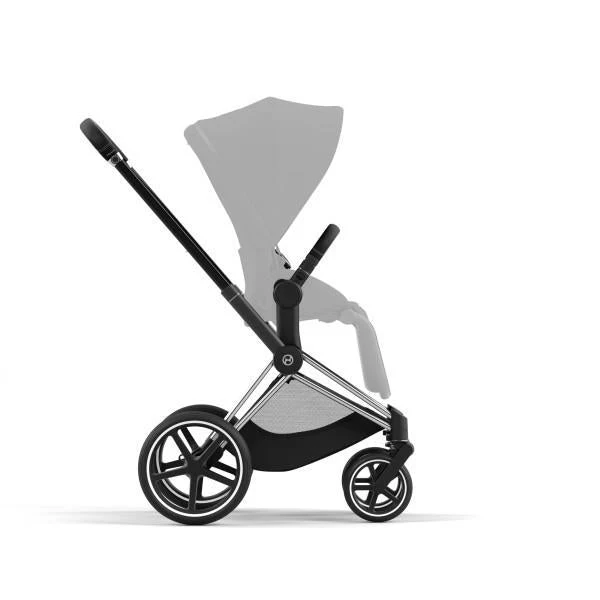 Cybex Priam 4 Stroller Frame - Chrome/Black - Image 3