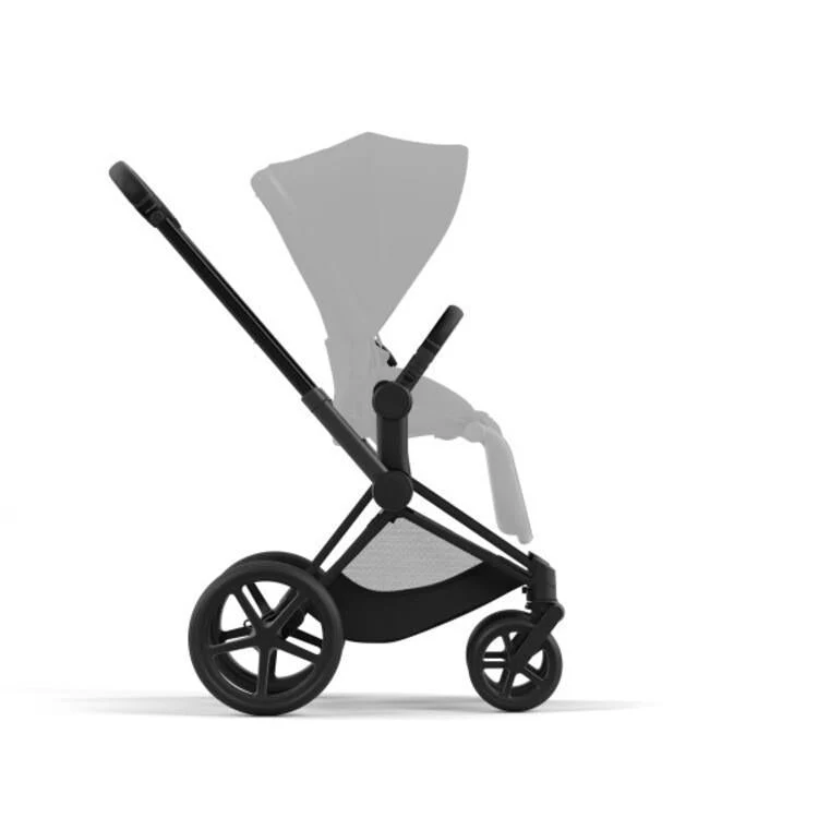Cybex Priam 4 Stroller Frame - Matte Black/Black - Image 3