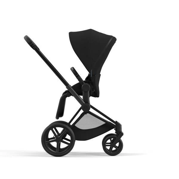 Cybex Priam 4 Stroller - Matte Black/Black Frame and Deep Black Seat Pack - Image 3