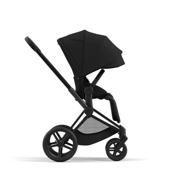 Cybex Priam 4 Stroller - Matte Black/Black Frame and Deep Black Seat Pack - Image 4