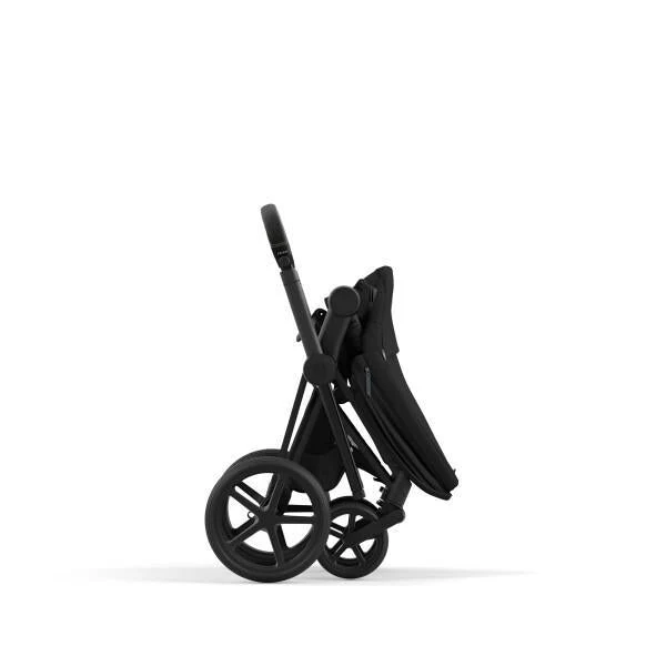 Cybex Priam 4 Stroller - Matte Black/Black Frame and Deep Black Seat Pack - Image 8