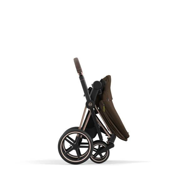 Cybex Priam 4 Stroller - Rose Gold/Brown Frame and Khaki Green Seat Pack - Image 8