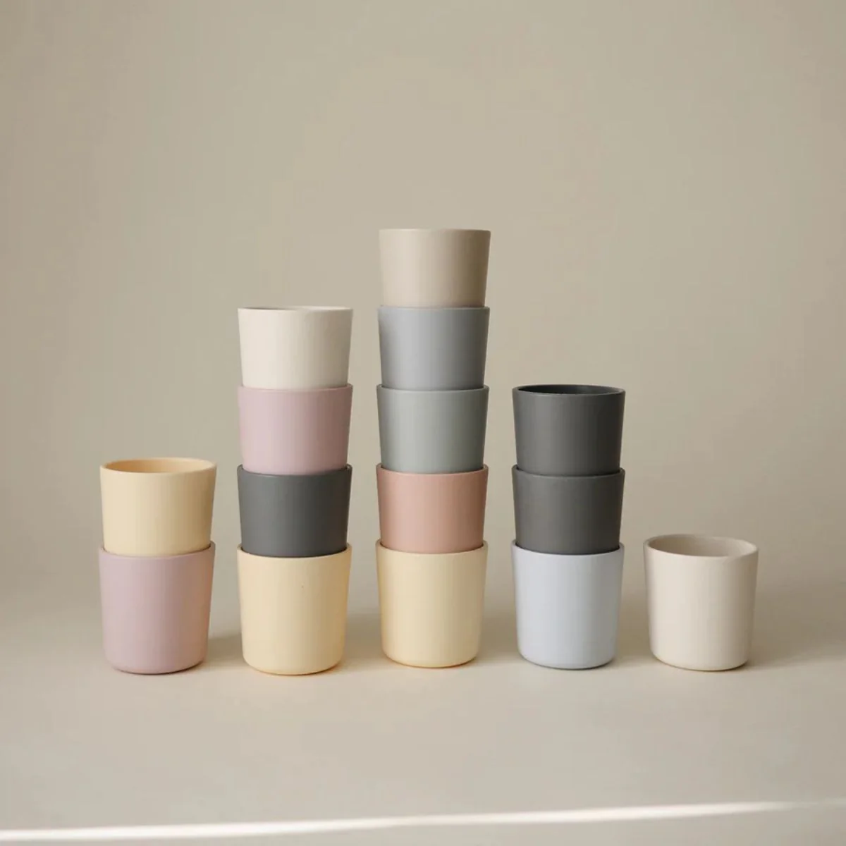 Mushie Dinnerware Cup Set Of 2 - Blush - Image 6