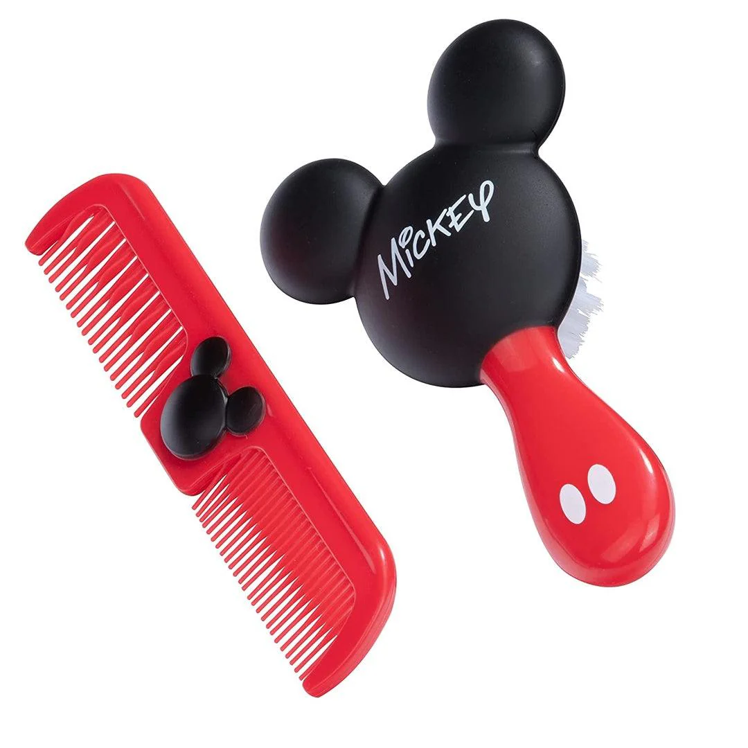 Disney Mickey Mouse Red Brush & Comb Kit