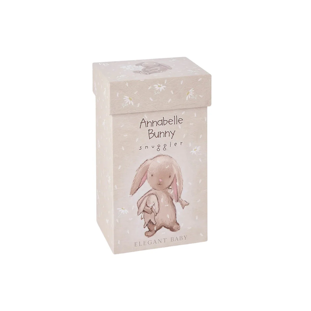 Elegant Baby Annabelle Bunny Snuggler Plush Security Blanket w/ Gift Box - Image 3