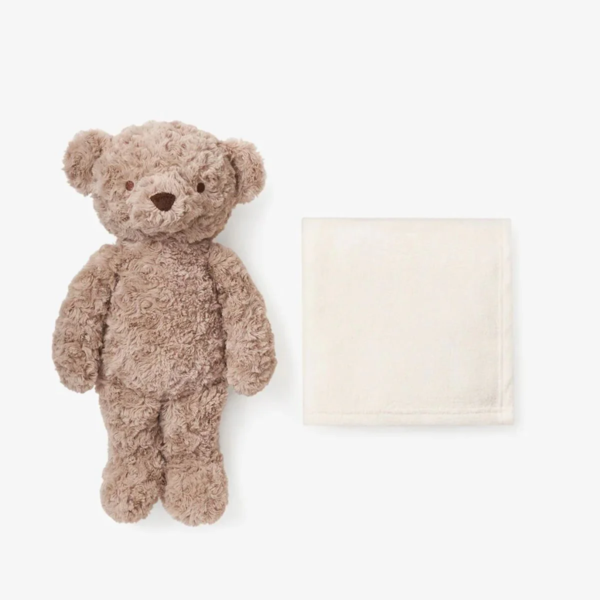 Elegant Baby Bear Bedtime Huggie Plush Toy with Blanket - Image 3