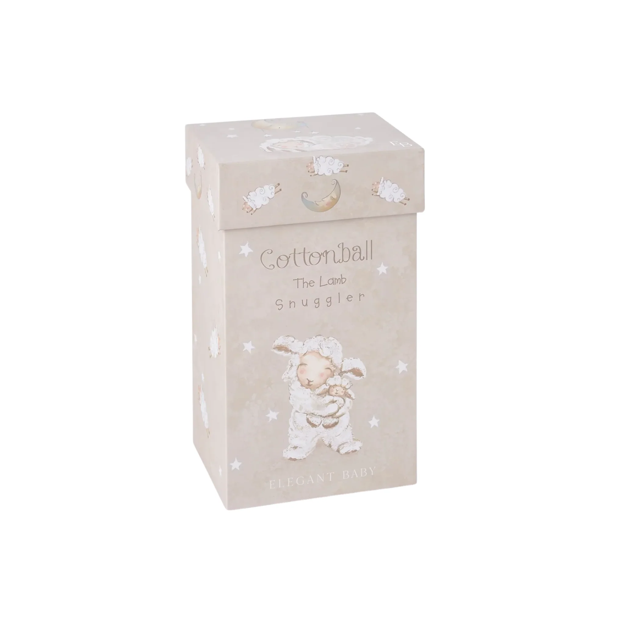 Elegant Baby Cottonball the Lamb Snuggler Plush Security Blanket w/ Gift Box - Image 4