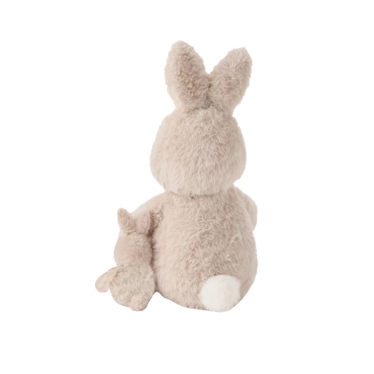 Elegant Baby Mama + Baby Bunny Plush Toy Set - Image 5