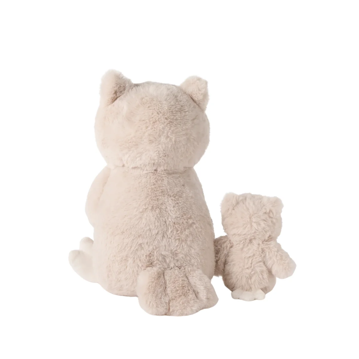 Elegant Baby Mama + Baby Owl Plush Toy Set - Image 2