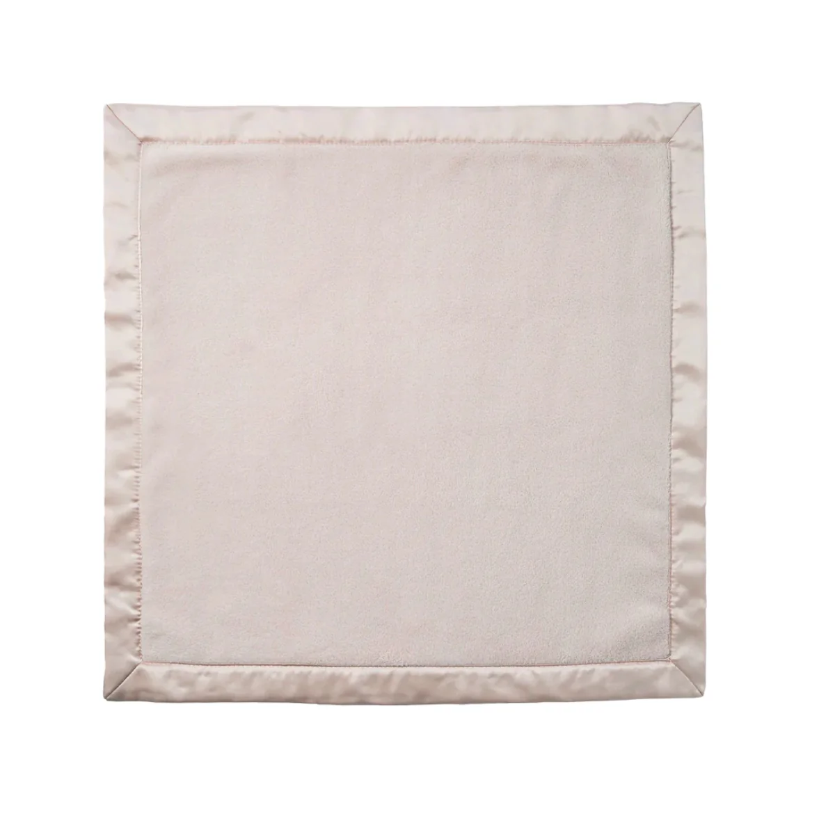 Elegant Baby Satin Flannel Fleece Baby Security Blanket - Pale Pink - Image 3