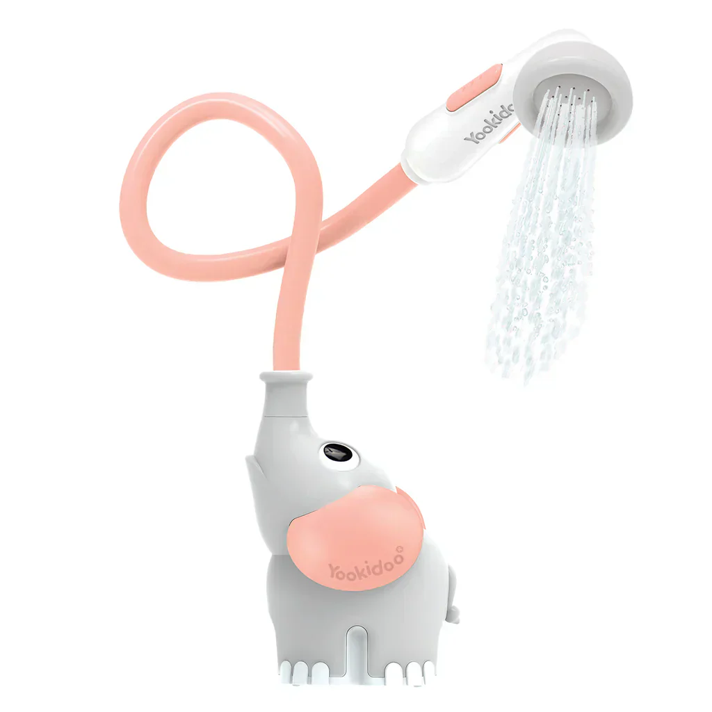 Yookidoo Portable Elephant Baby Shower 0-24M - Pink