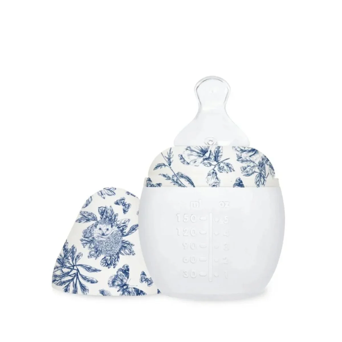 Élhée Baby Bottle 150ml Tartine et Chocolat Toile de Jouy Blue 0M+