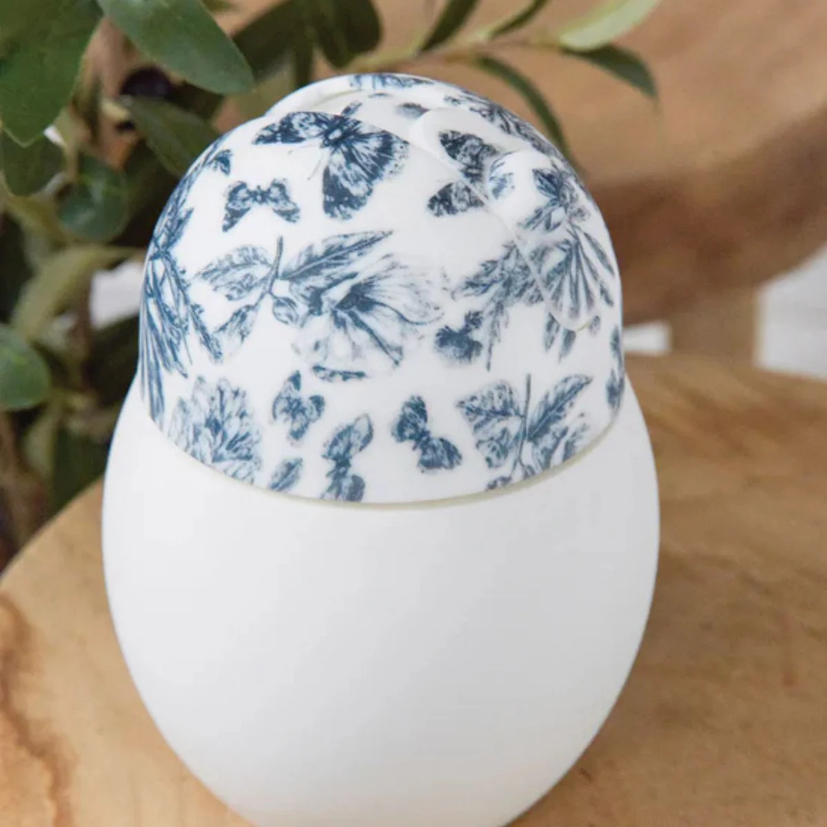 Élhée Weighted Straw Cup Tartine et Chocolat Toile de Jouy Blue 240 ml 9M+ - Image 3