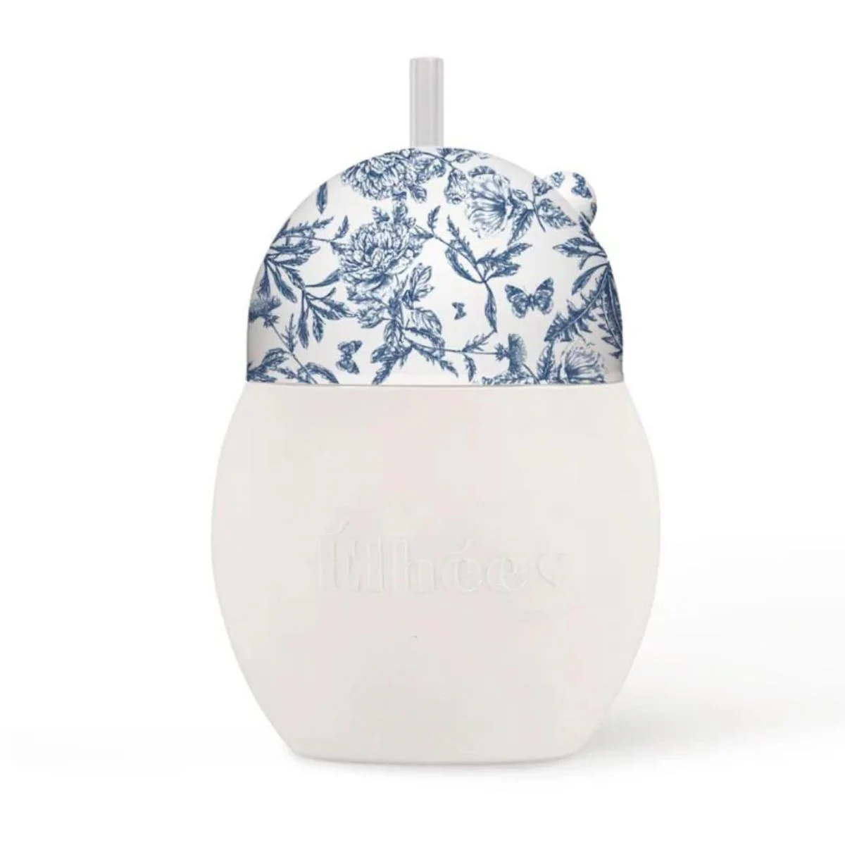 Élhée Weighted Straw Cup Tartine et Chocolat Toile de Jouy Blue 240 ml 9M+ - Image 8