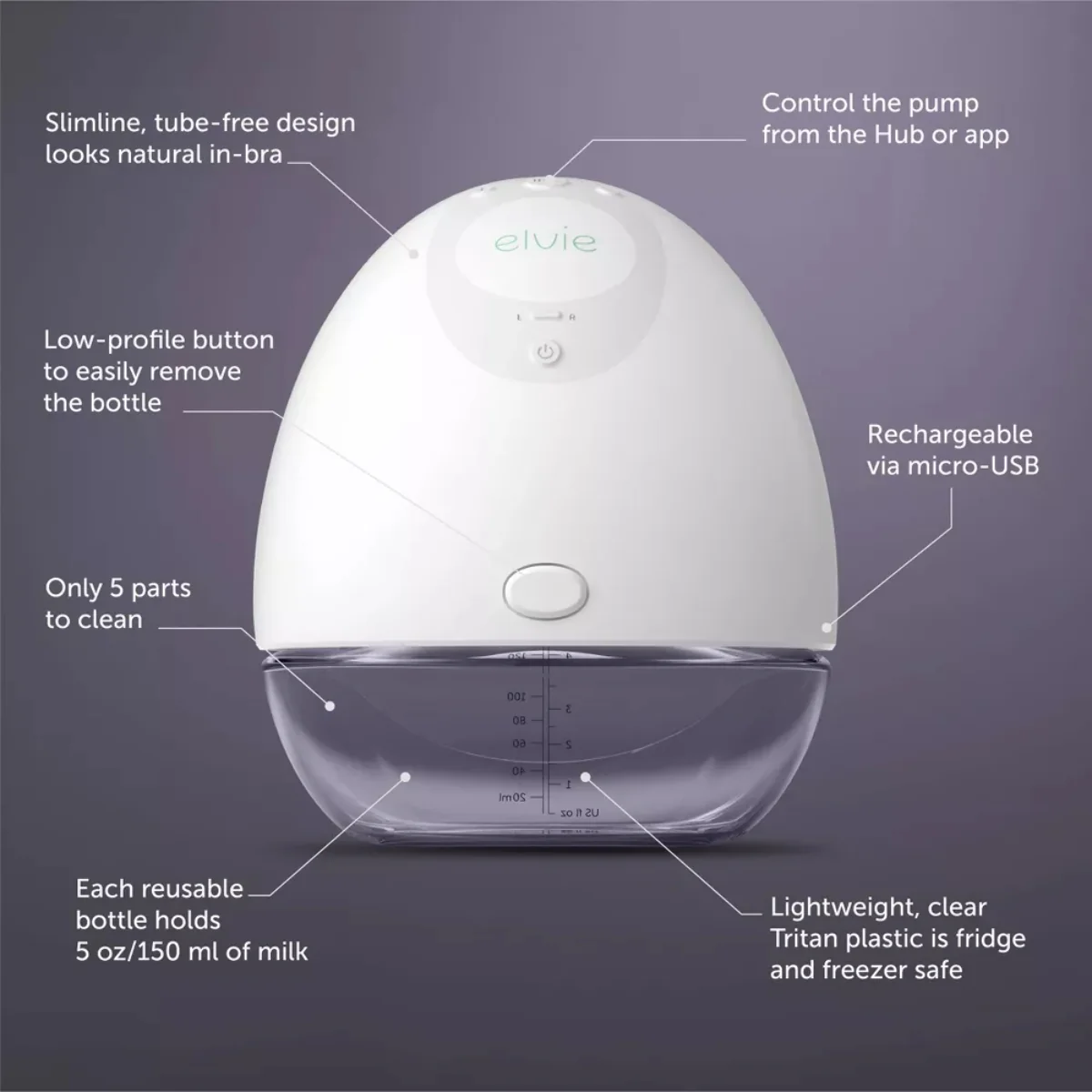 Elvie - Double Smart Wearable Breast Pump - Image 6