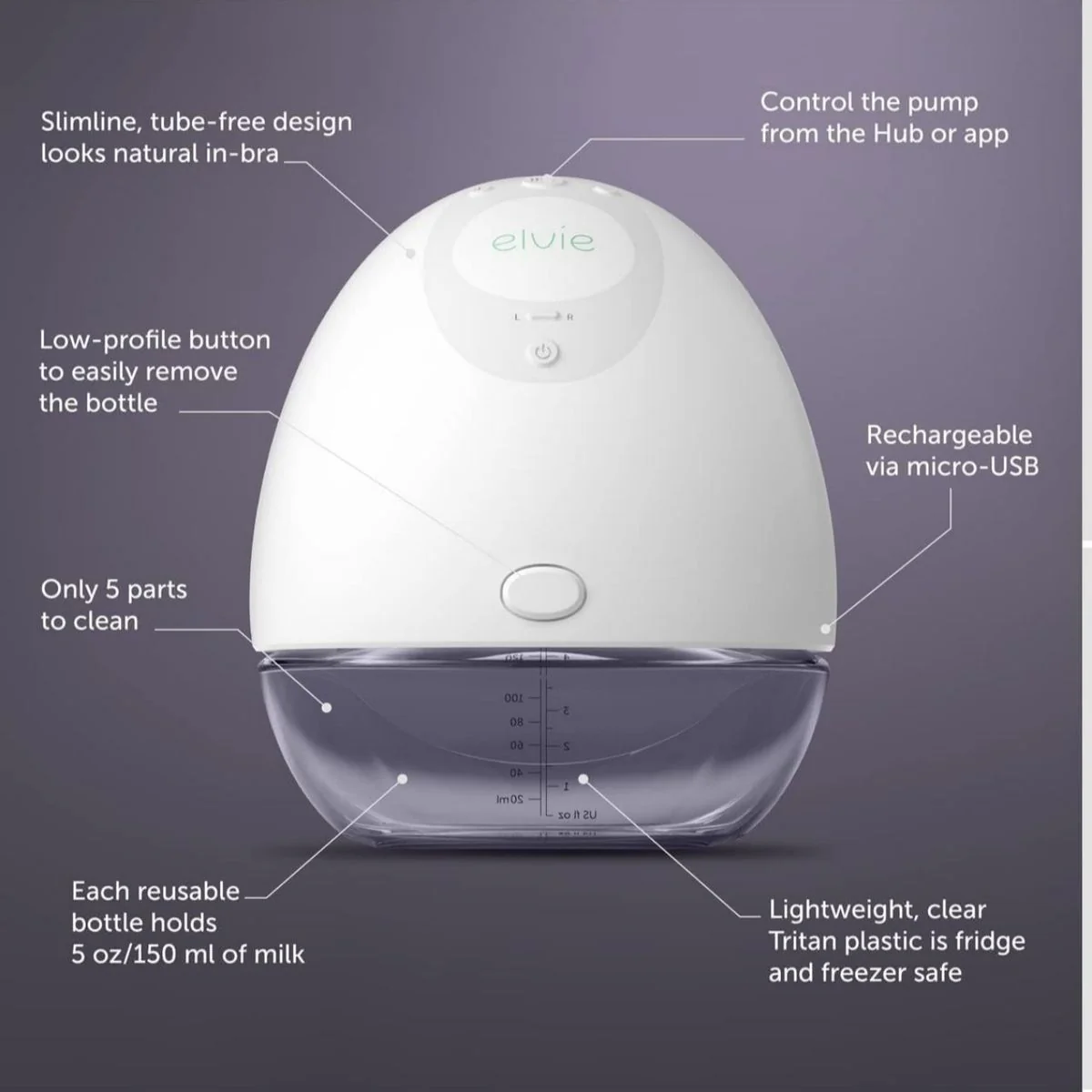 Elvie - Single Smart Wearable Electric Breast Pump - Image 7