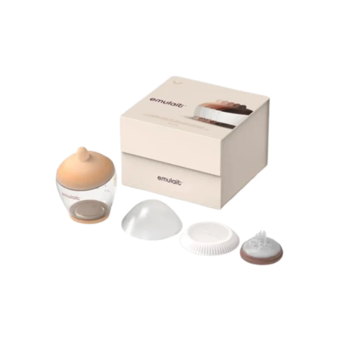 Emulait The Classic Bottle Nipple 8 oz - Shape 4, Light - Image 3