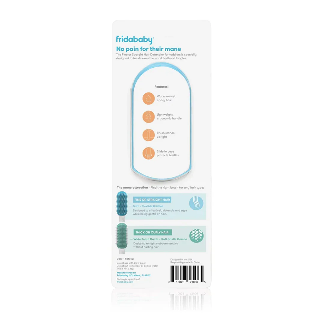Fridababy Fine or Straight Hair Detangling Hair Brush for Kids - Image 6