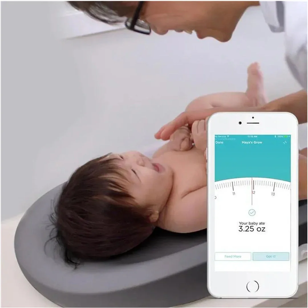 Hatch Baby Grow Smart Changing Pad and Scale Grey - Image 4