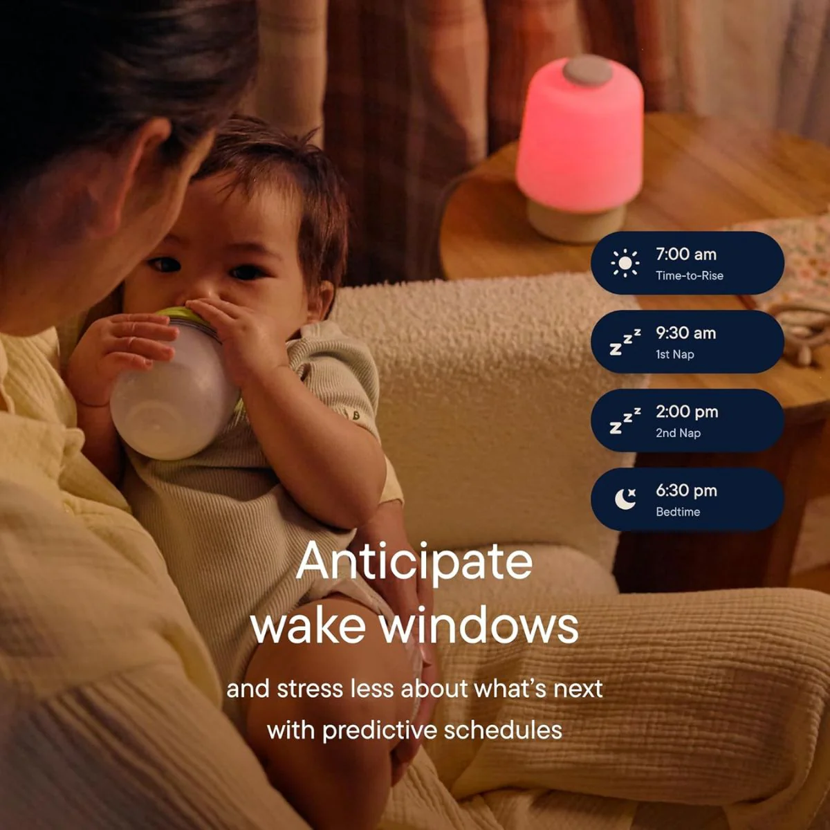 Hatch Baby Smart Night Light & Sound Machine WiFi - Peach - Image 10
