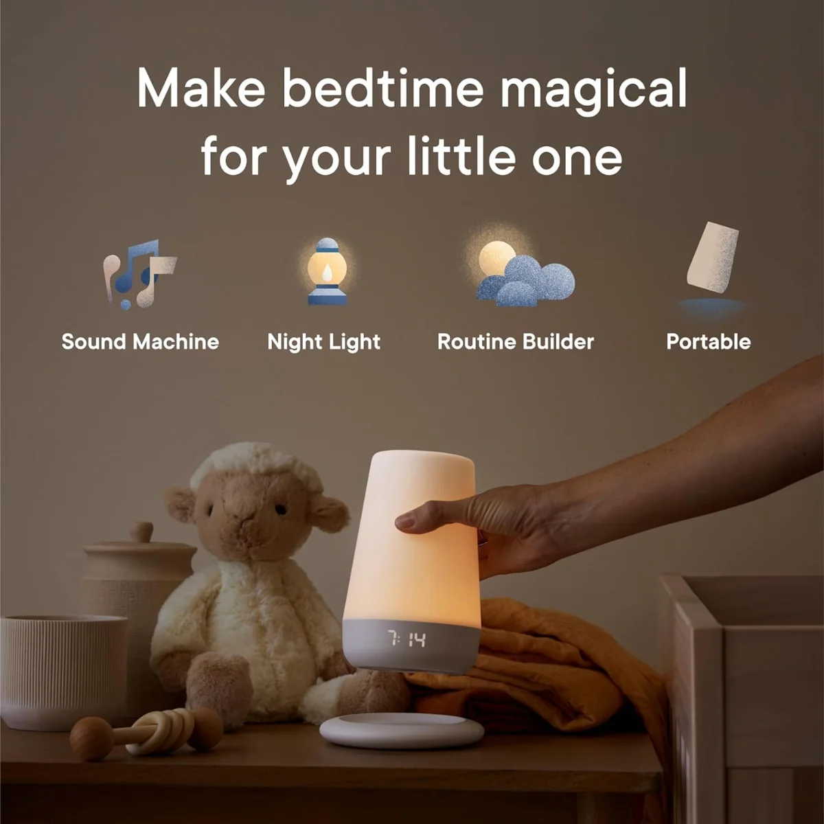 Hatch Rest+ 2nd Gen Night Light / Sound Machine with Battery - Image 5